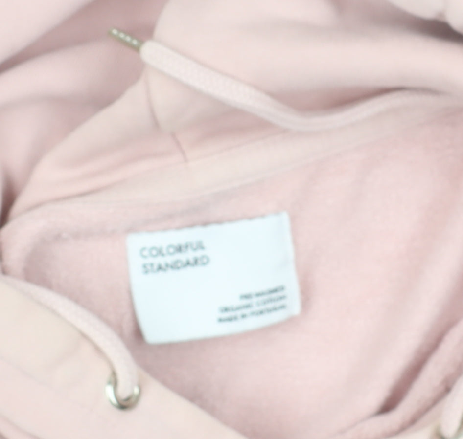 Colorful Standard Pink Pullover Hoodie Size M