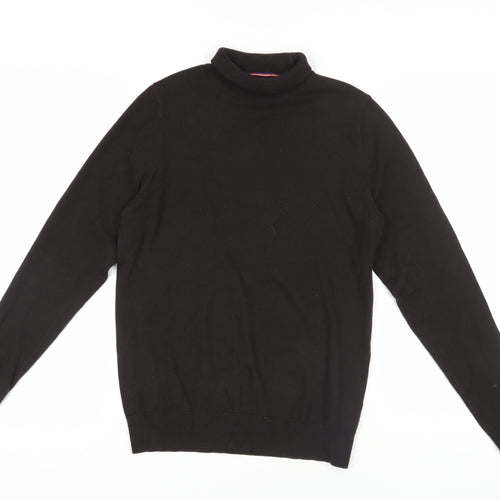 Next Black Roll Neck Jumper XS Women Casual