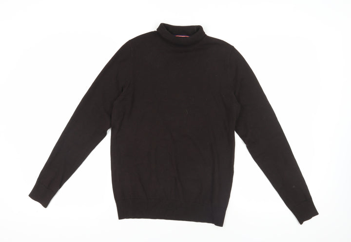 Next Black Roll Neck Jumper XS Women Casual