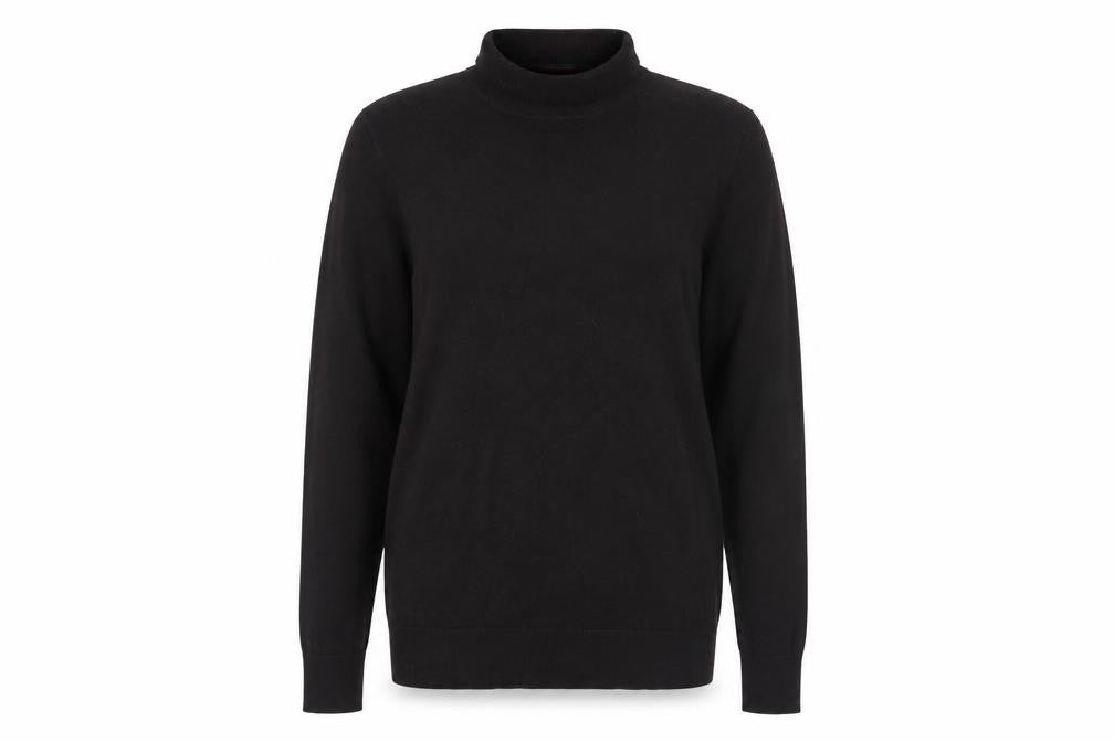 Front view of Next Black Roll Neck Jumper XS Women Casual
