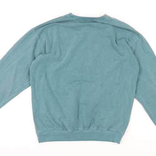 Boohoo Green Los Angeles Graphic Sweatshirt Size S