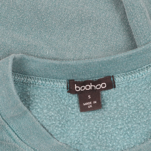 Boohoo Green Los Angeles Graphic Sweatshirt Size S