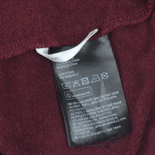 H&M Red Graphic Print Girls Sweatshirt 12-13 Years
