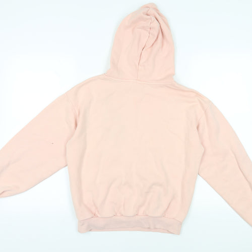 H&M Pink Girls Hoodie, Size 14 Years, Lightweight and Cosy