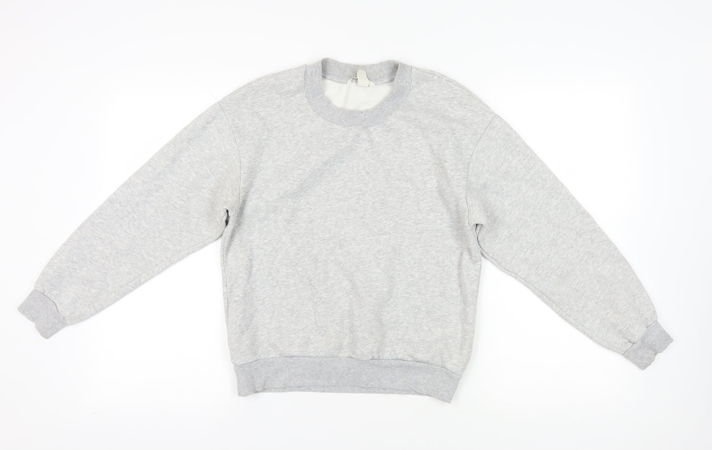 Grey Pullover Sweatshirt, Size 8, Crew Neck