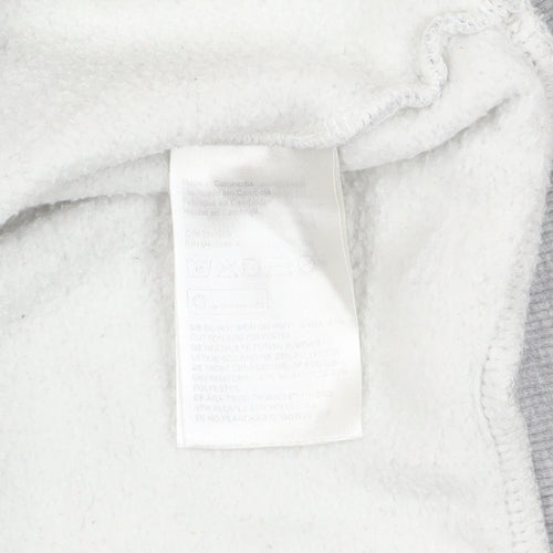 Grey Pullover Sweatshirt, Size 8, Crew Neck