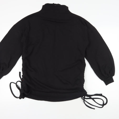 Black Nasty Gal Pullover Sweatshirt Size 8