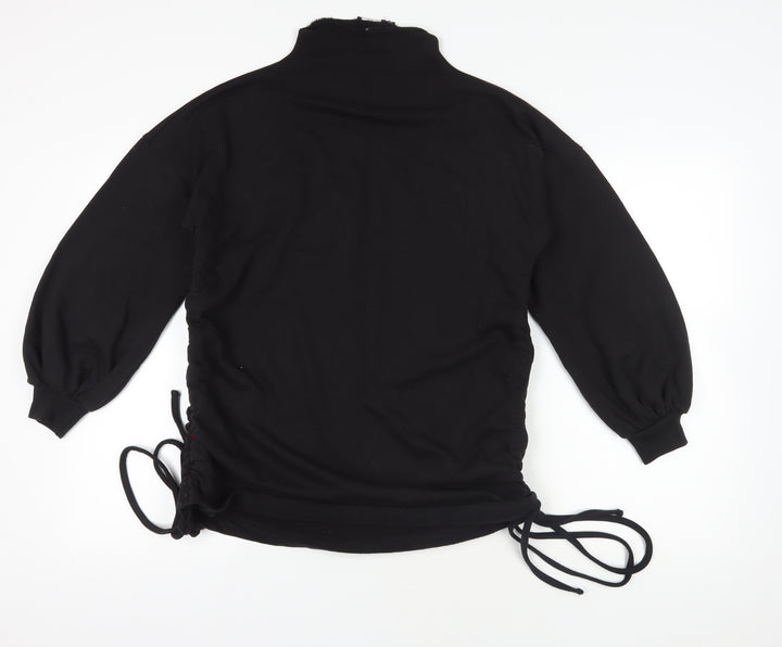 Black Nasty Gal Pullover Sweatshirt Size 8