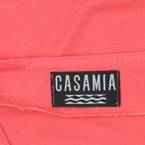 Casamia Floral Blouse, Pink, Short Sleeve, V-Neck