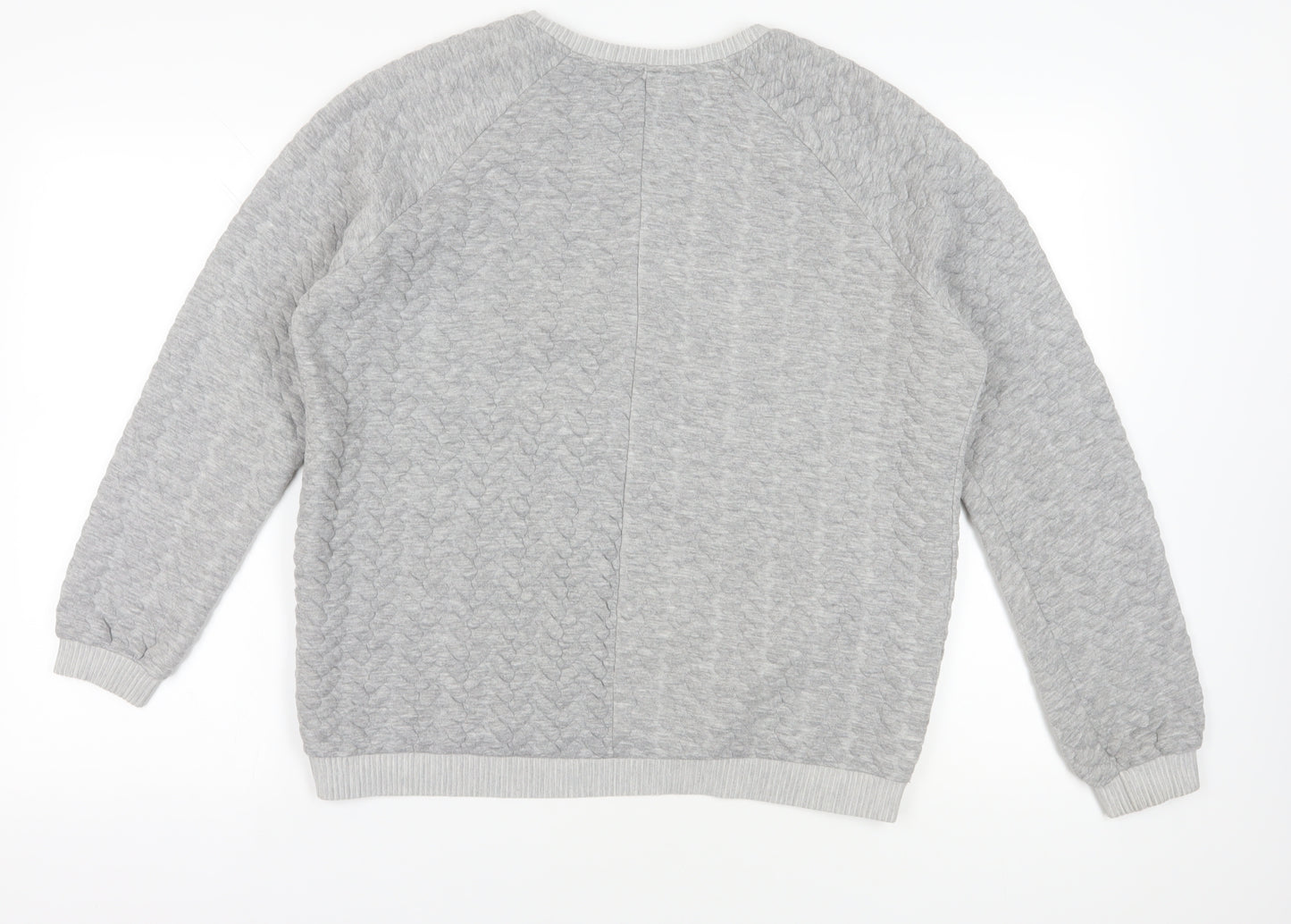 Pull & Bear Grey Pullover Sweatshirt M