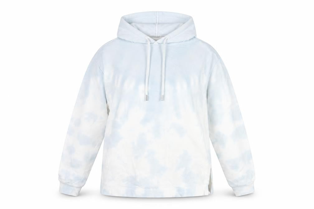 Front view of Marks & Spencer Blue Pullover Hoodie, size 6