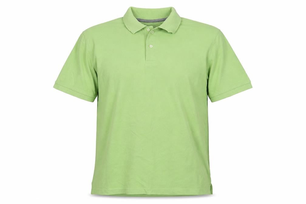 Front view of St. John's Bay Green Cotton Polo - Large