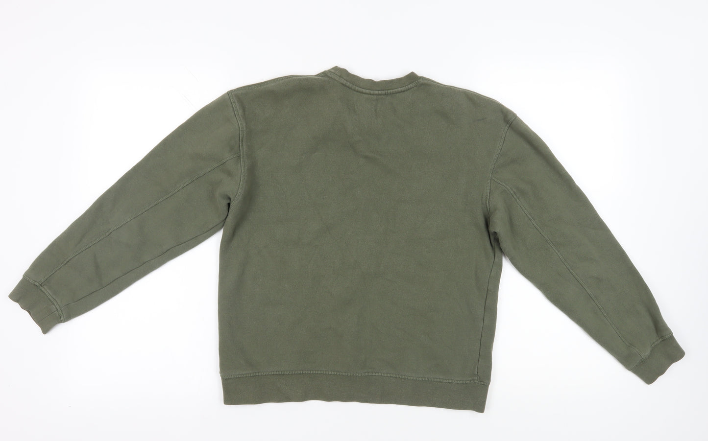 Topshop Khaki Pullover Sweatshirt XS