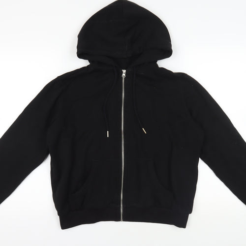 H&M Black Full Zip Hoodie Size M Unisex