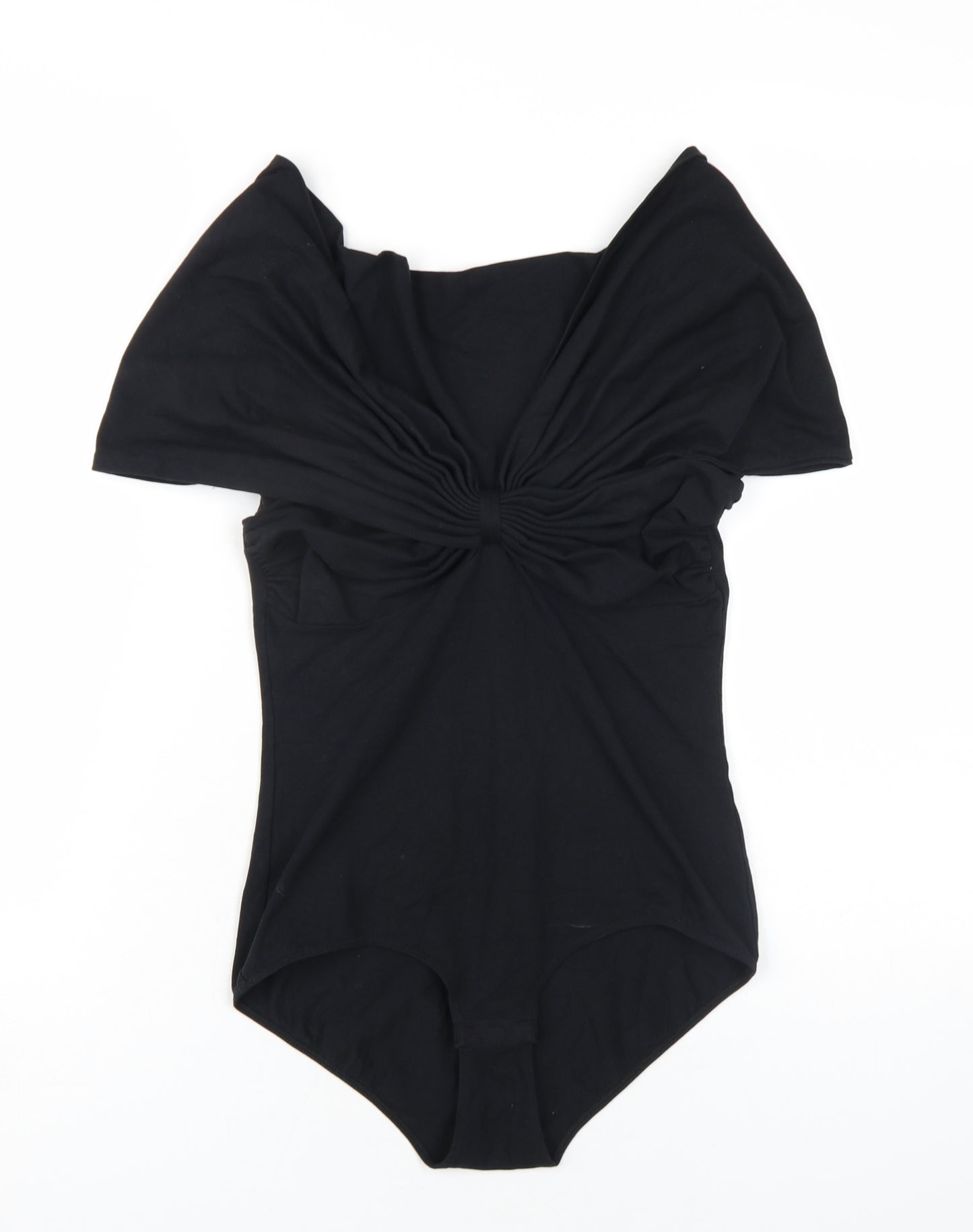 Make my Lemonade Womens Black Cotton Bodysuit One-Piece Size 8 Snap