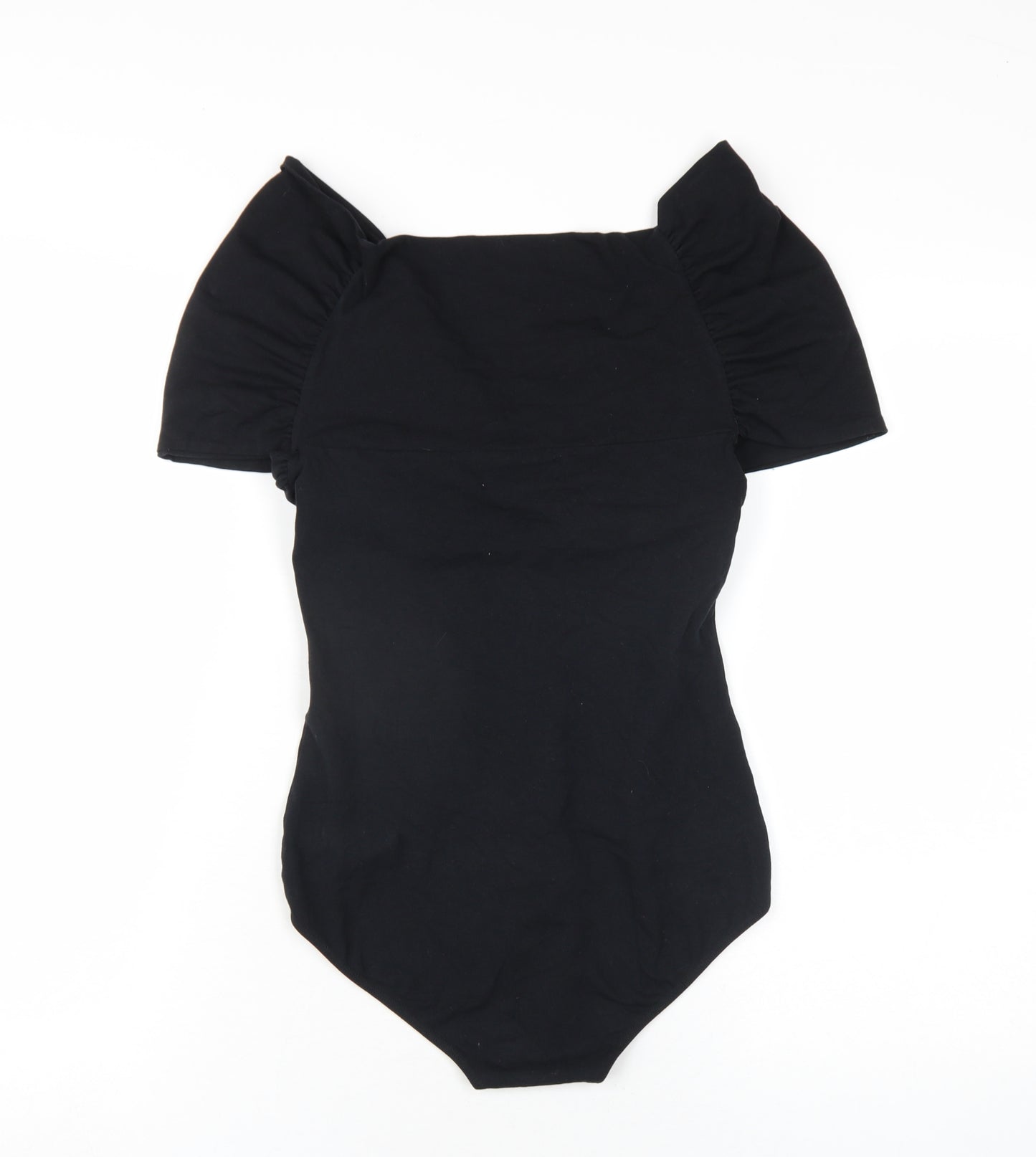 Make my Lemonade Womens Black Cotton Bodysuit One-Piece Size 8 Snap