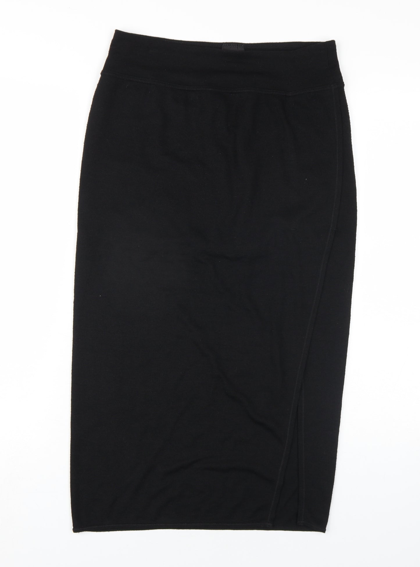 Selected Femme Womens Black Polyester Straight & Pencil Skirt Size M