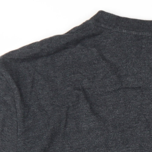 Cyclefest Mens Grey Cotton T-Shirt Size L Round Neck - Isle of Man Cyclefest