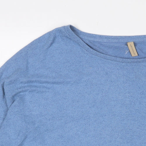 Soyaconcept Womens Blue Polyester Pullover Sweatshirt Size S Pullover