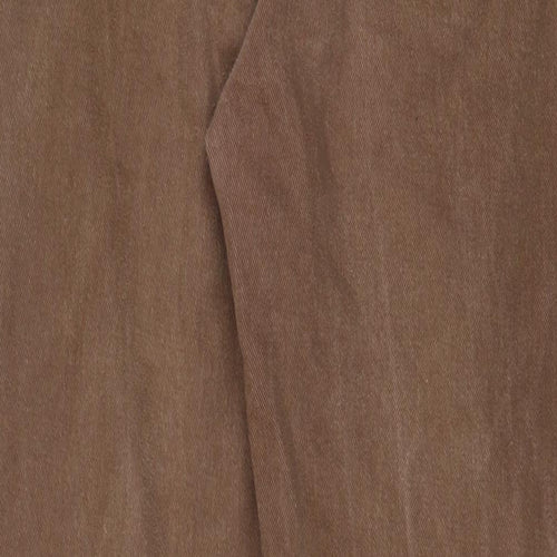 Motel Womens Brown Cotton Straight Jeans Size XS L30 in Regular Zip