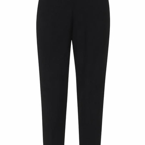 French Connection Womens Black Cotton Trousers Size 10 L28 in Regular Zip