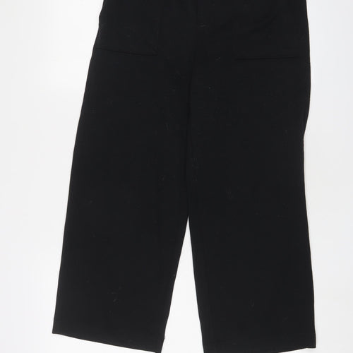 Street One Womens Black Polyester Jegging Trousers Size 8 L26 in Regular Drawstring - Logo