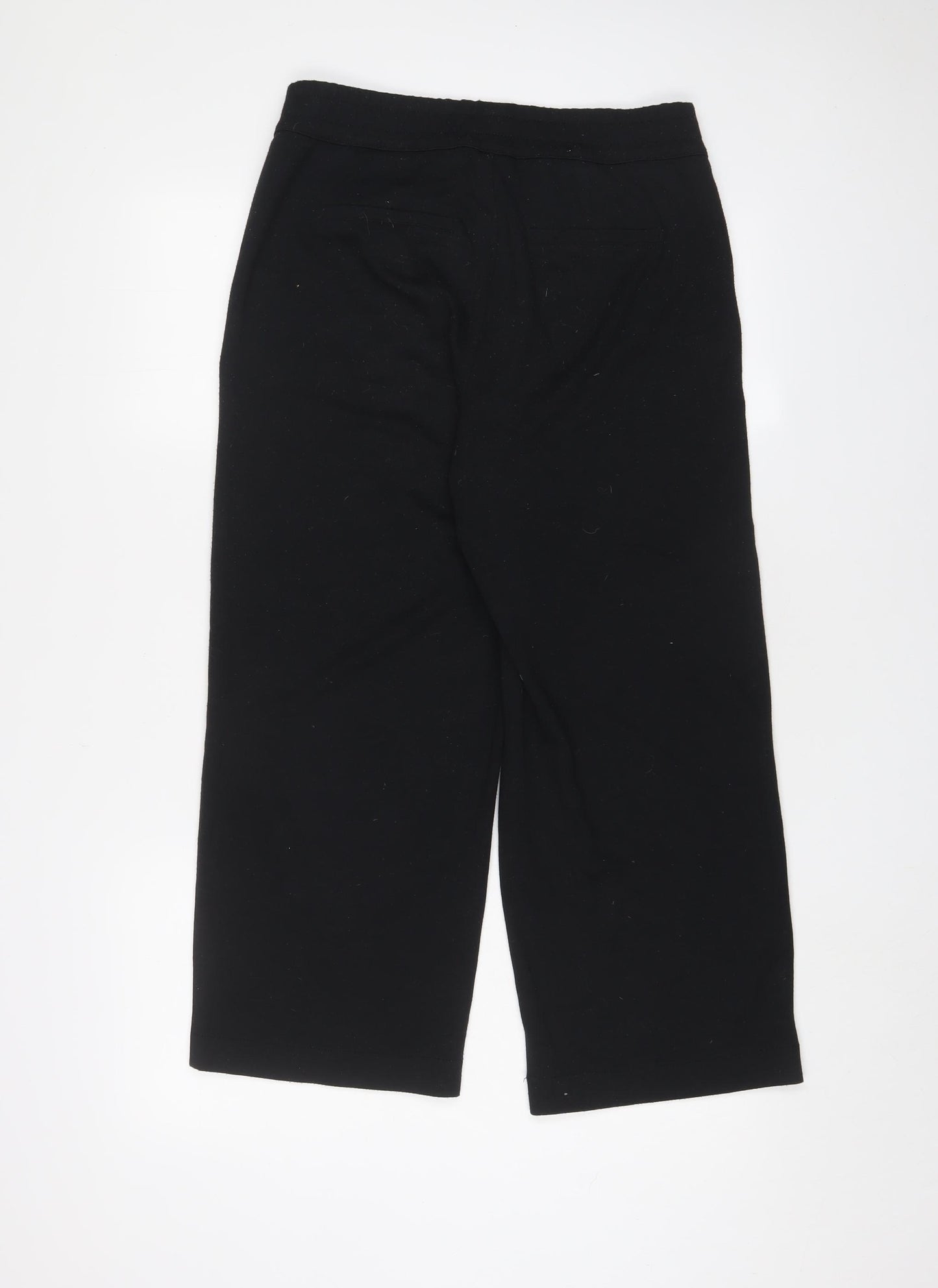 Street One Womens Black Polyester Jegging Trousers Size 8 L26 in Regular Drawstring - Logo