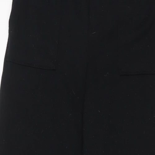 Street One Womens Black Polyester Jegging Trousers Size 8 L26 in Regular Drawstring - Logo
