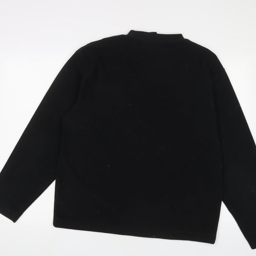 Gap Mens Black Polyester Pullover Sweatshirt Size M