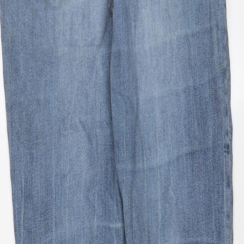 Lerose Womens Blue Cotton Skinny Jeans Size 8 L32 in Regular Zip