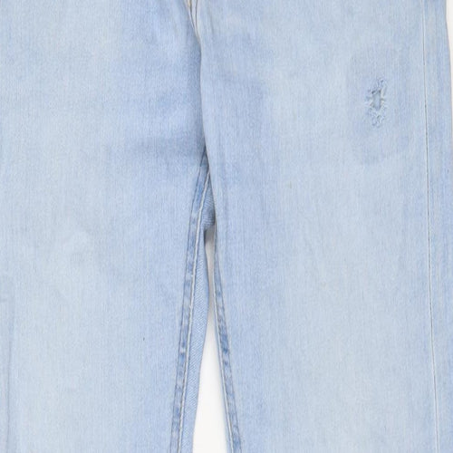 Lee Womens Blue Cotton Skinny Jeans Size 31 in L34 in Regular Zip