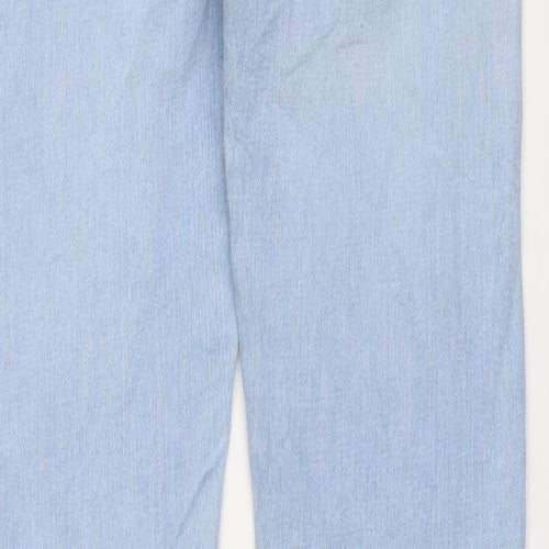 Lee Womens Blue Cotton Skinny Jeans Size 31 in L34 in Regular Zip