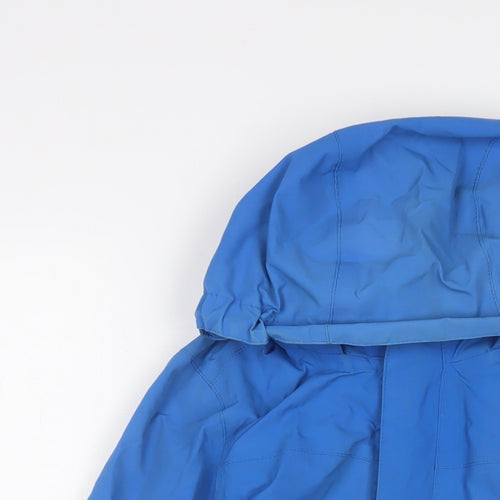 Karrimor Boys Blue Basic Coat Coat Size 13 Years Zip - Logo, Embroidered