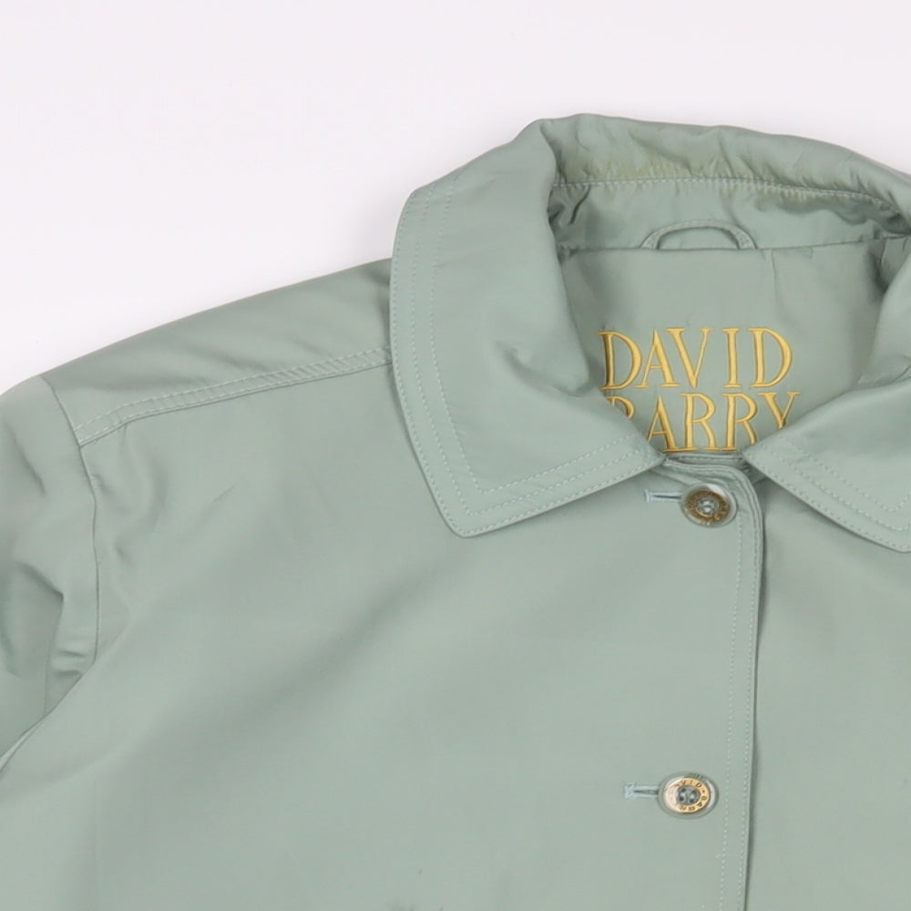David Barry Womens Green Jacket Size 20 Button - Pockets