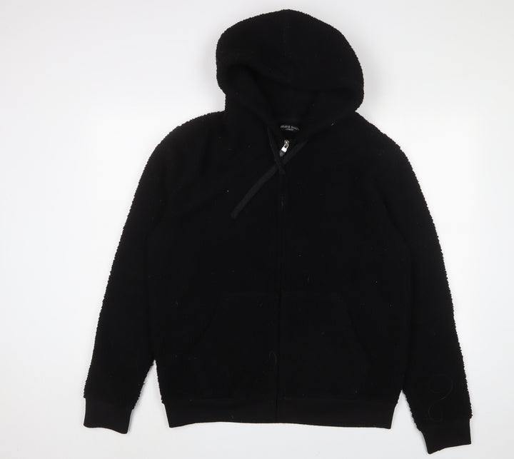 Brave Soul Mens Black Jacket Size XL Zip