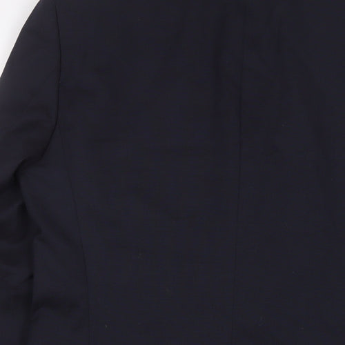 Cambridge Mens Blue Wool Jacket Suit Jacket Size 38 Regular
