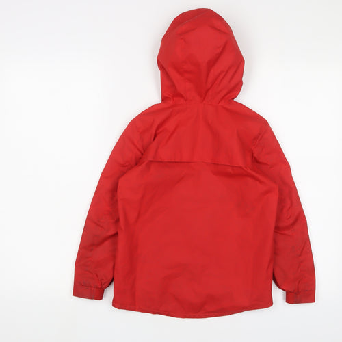 Kipsta Boys Red Jacket Size 5-6 Years Zip - Logo