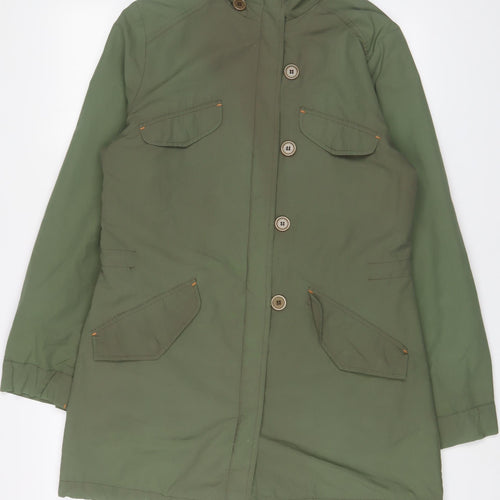 Red Herring Womens Green Jacket Size 12 Zip