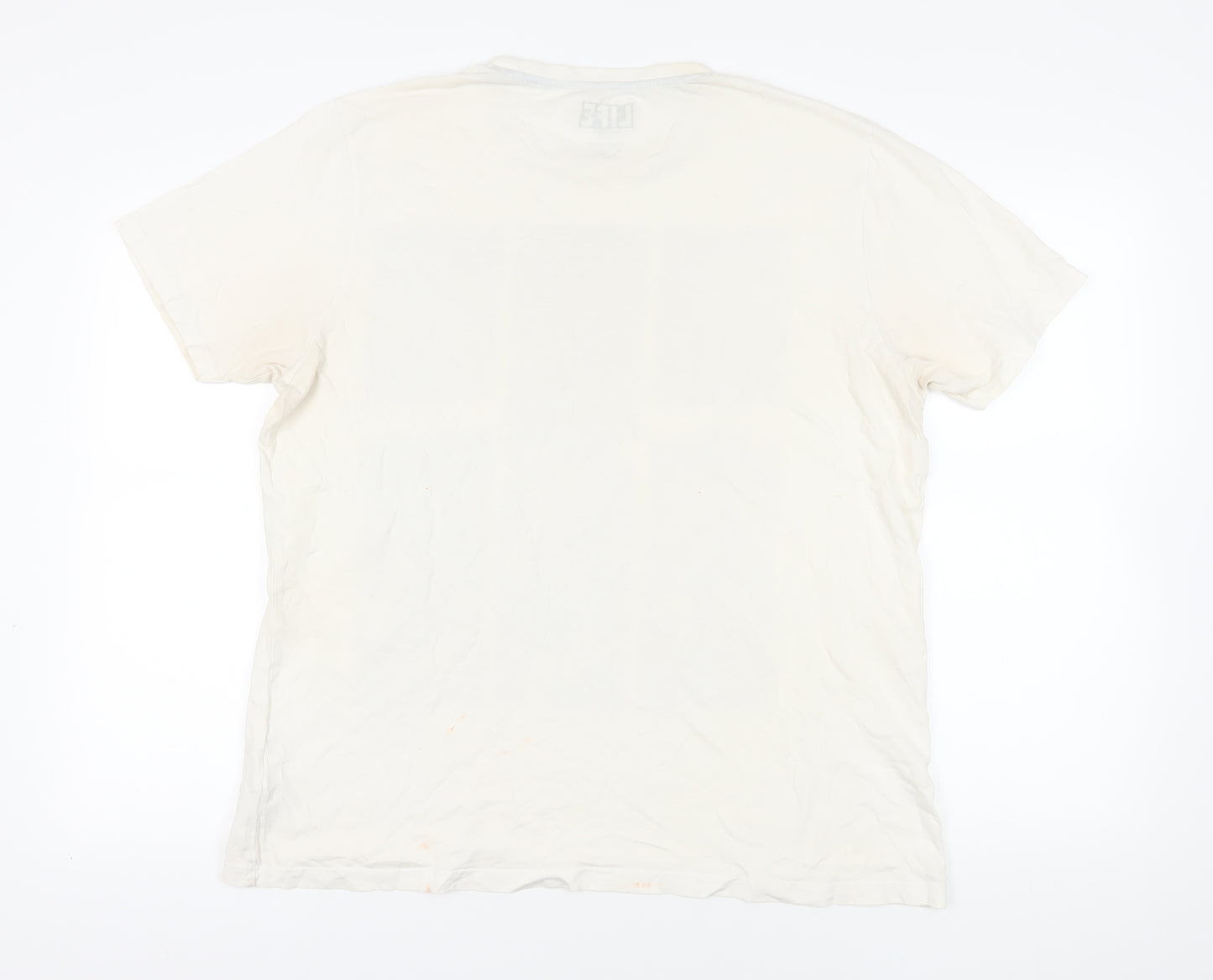 Marks & Spencer White XL Retro Sports T-Shirt