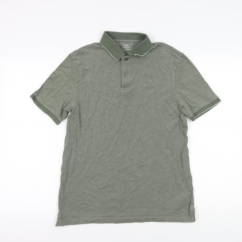 Marks & Spencer Green Polo Shirt M