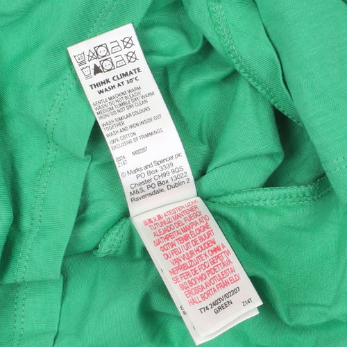 Green Marks and Spencer Girls' Graphic T-Shirt 11-12 Years
