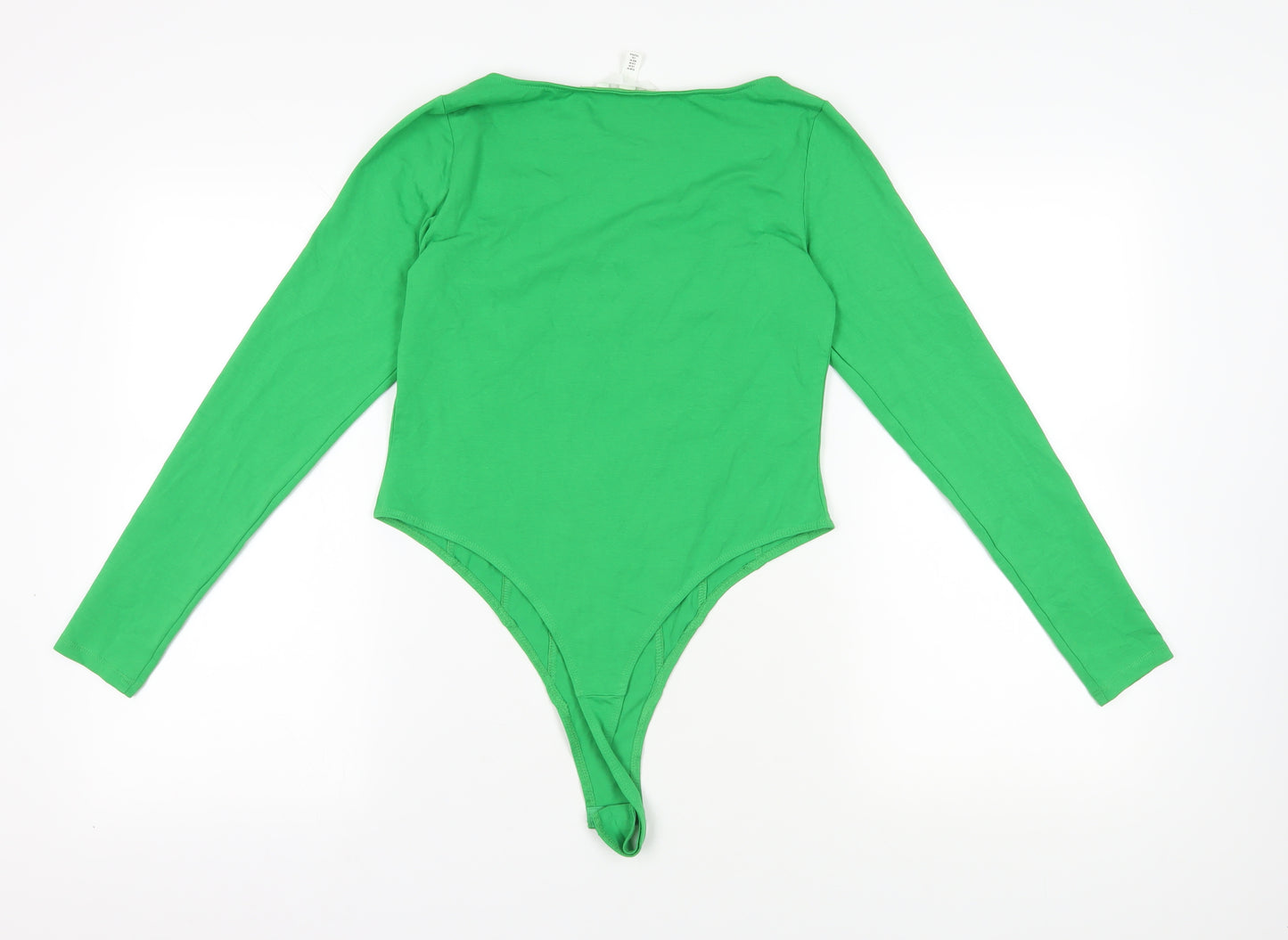 H&M Green Long Sleeve Bodysuit Size 12