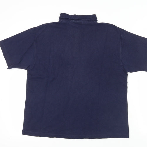 Holmewood Blue Polo Shirt L Cotton Casual
