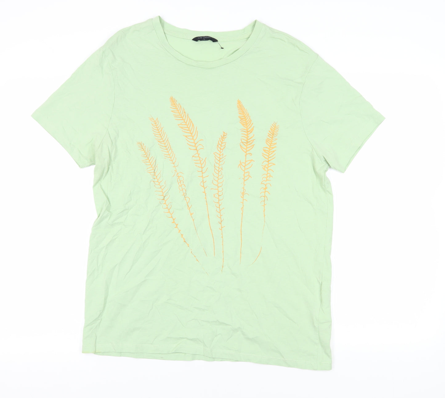 LC Waikiki Green XL Crew Neck T-Shirt