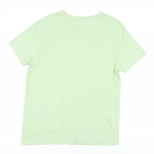 LC Waikiki Green XL Crew Neck T-Shirt