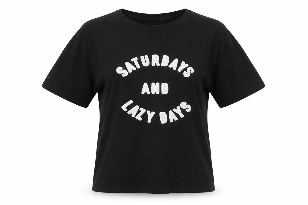 Next Black Cotton T-Shirt Size 12 Casual Wear
