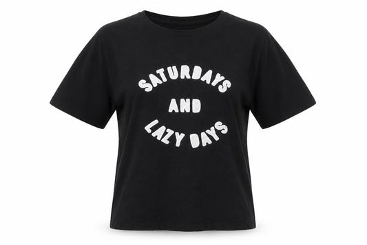 Next Black Cotton T-Shirt Size 12 Casual Wear