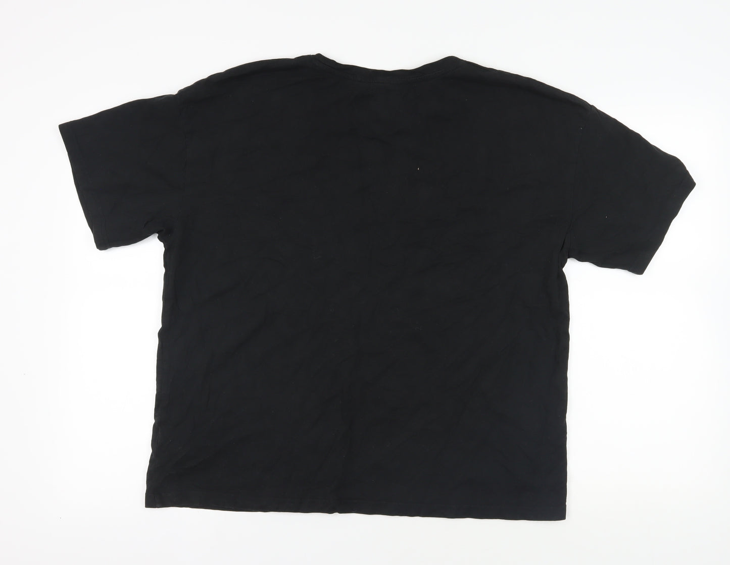 Next Black Cotton T-Shirt Size 12 Casual Wear