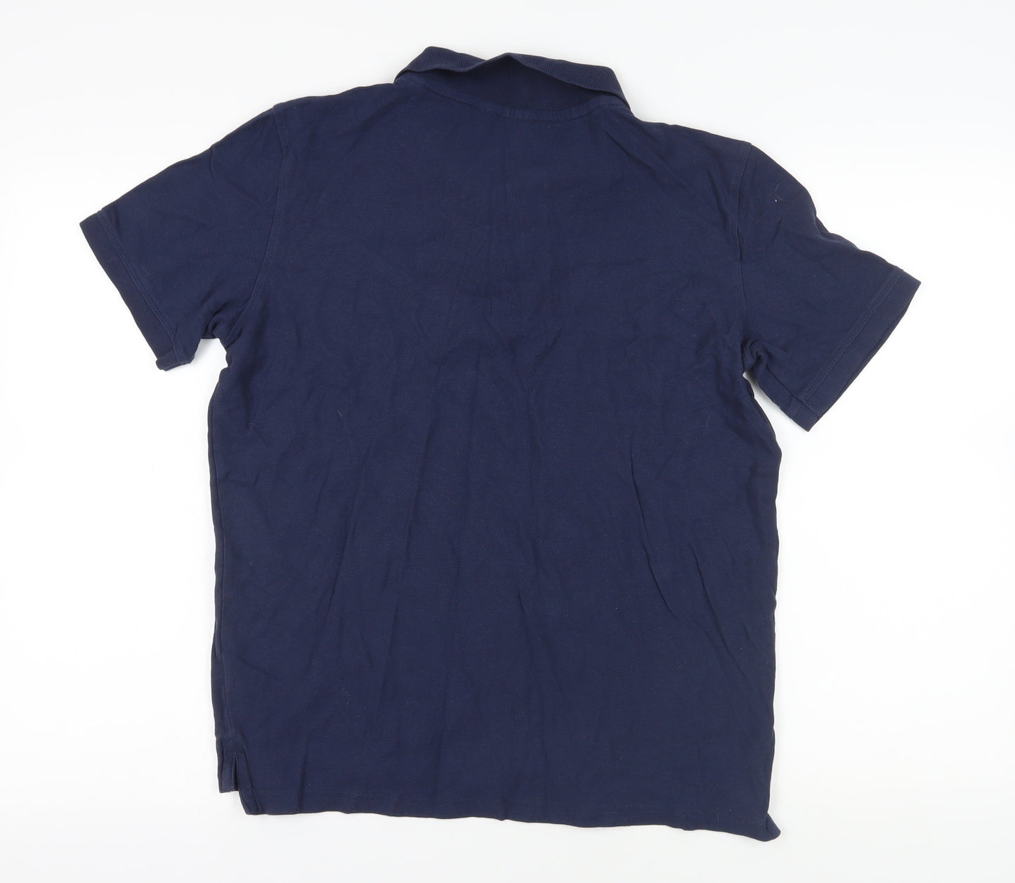 LIVERGY Blue Cotton Polo Shirt - Size L - Casual & Stylish