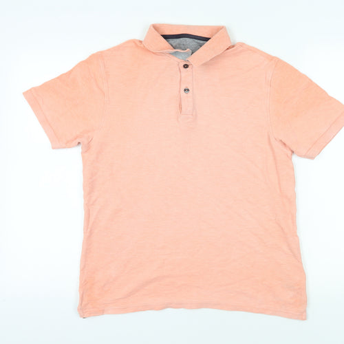 Marks and Spencer Pink Polo Shirt - Size S, Cotton